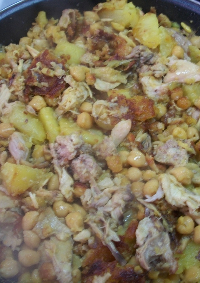 Una foto de Cocido frito de la región de Murcia
