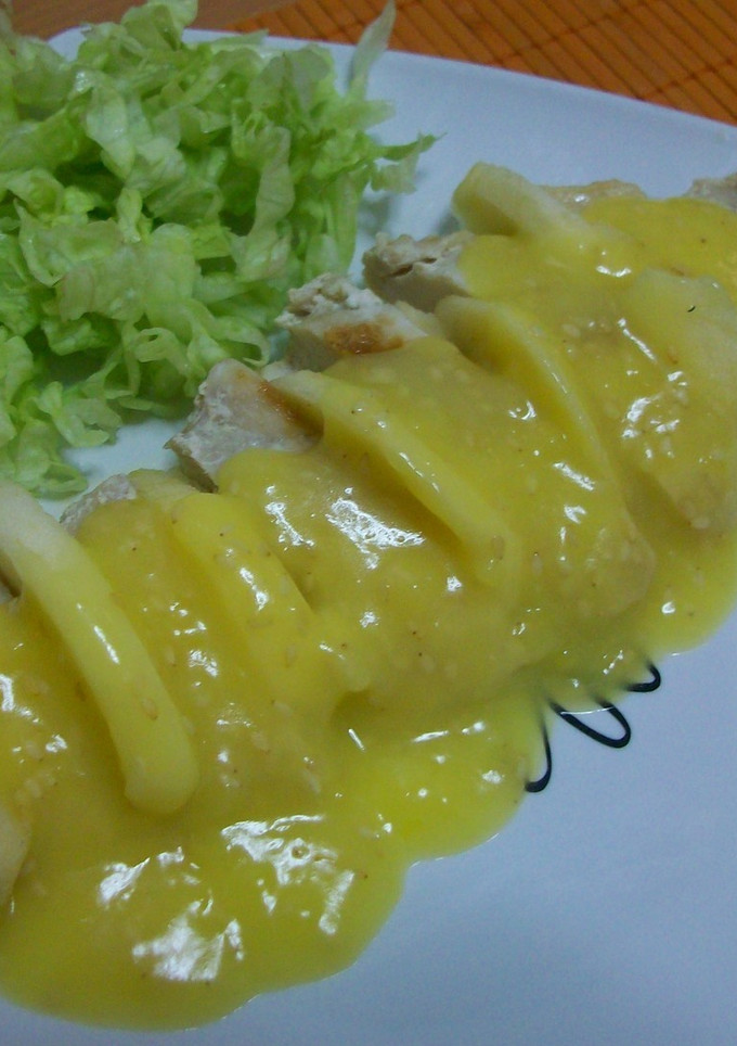 Una foto de Pollo primavera