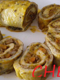 Una foto de Tortilla en rollo