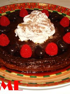 Una foto de Flan de huevo y almendras