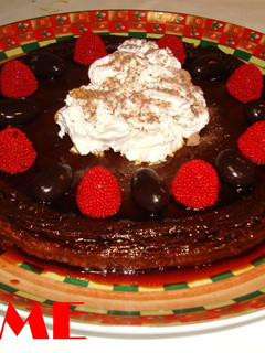 Una foto de Flan de huevo y almendras