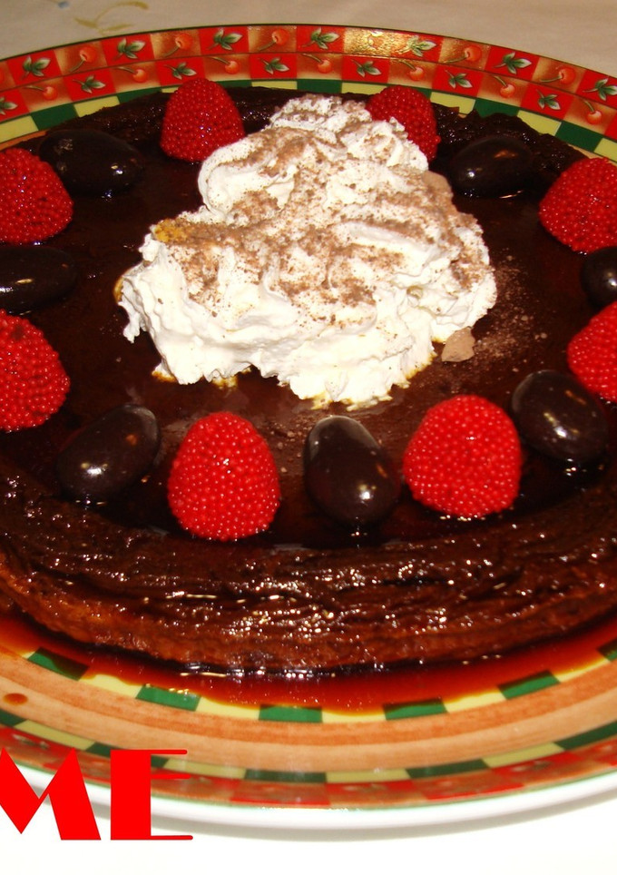 Una foto de Flan de huevo y almendras
