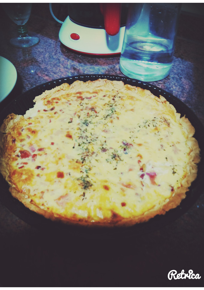 Una foto de Quiche jamón y queso