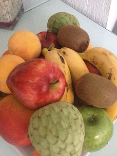 Una foto de Batido de frutas variadas
