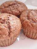 Magdalenas de avena y chocolate