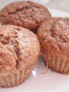 Una foto de Magdalenas de avena y chocolate