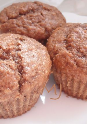 Una foto de Magdalenas de avena y chocolate
