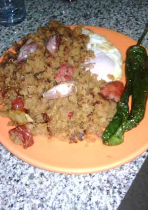 Una foto de Migas a la antigua