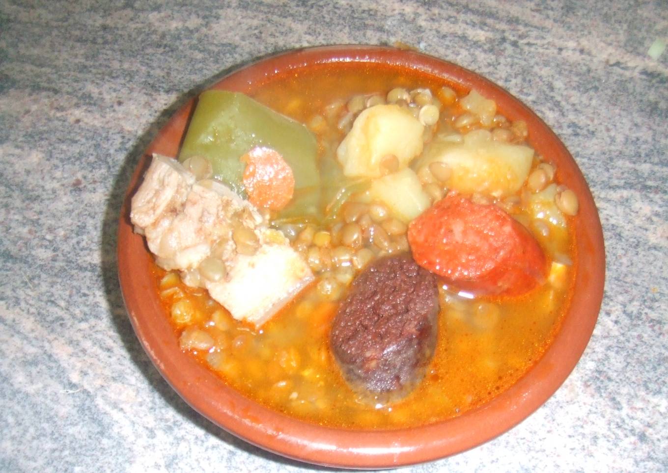 Lentejas con chorizo