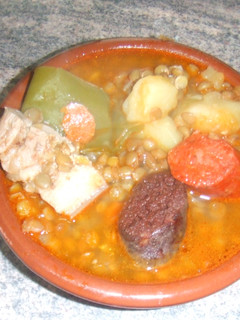 Una foto de Lentejas con chorizo