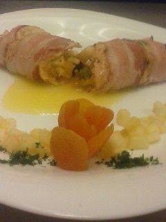 Una foto de Pechuga rellena dulce