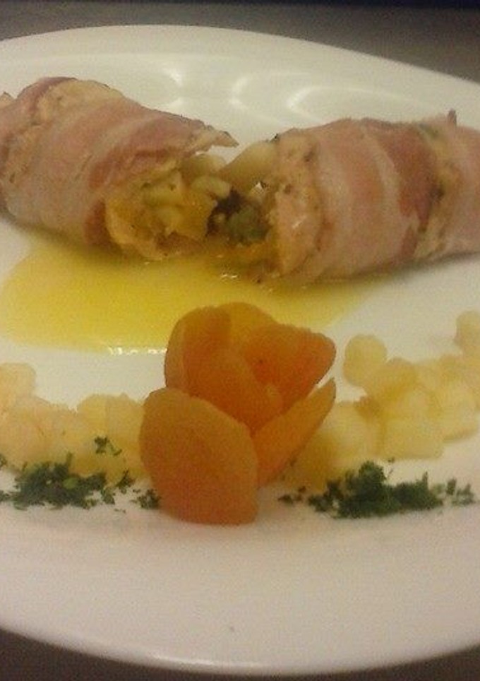 Una foto de Pechuga rellena dulce