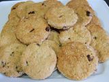 Galletas integrales con pasas sultanas