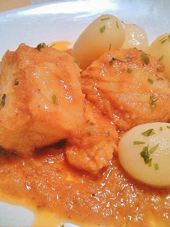 Una foto de Bacalao a la Vizcaina