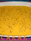 Crema de zanahoria y naranja