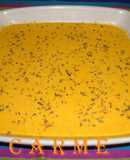 Crema de zanahoria y naranja