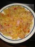 Repollo con jamón