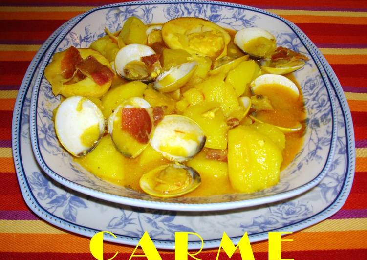 Suquet de cloisses (almejas)