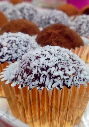Una foto de Trufas de chocolate