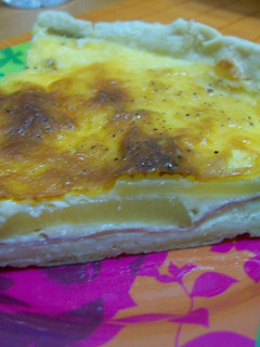 Una foto de Quiche de jamón y queso