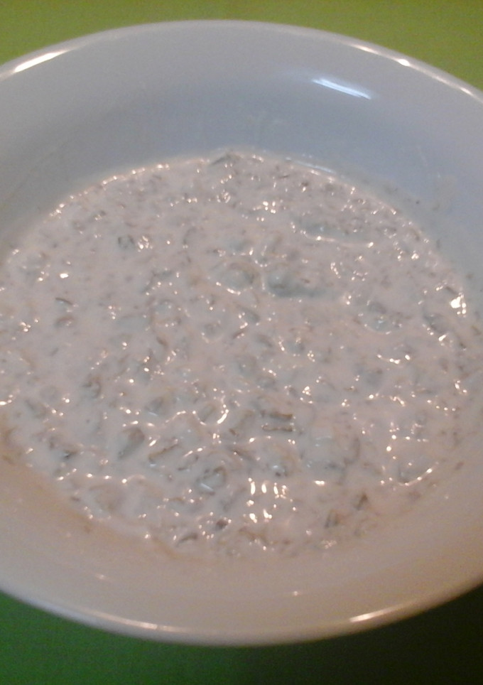 Una foto de Salsa tártara de yogur