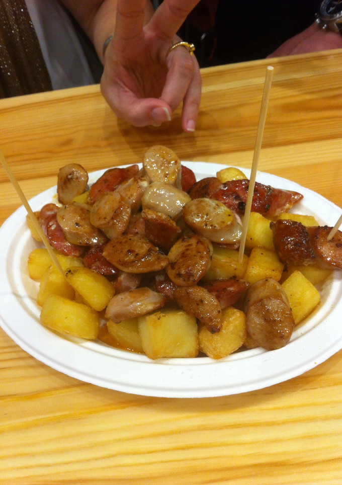 Una foto de Salchipapas