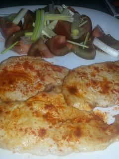 Una foto de Pechugas de pollo con toque de pimentón
