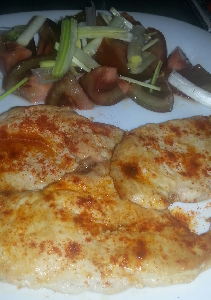 Una foto de Pechugas de pollo con toque de pimentón