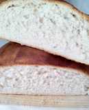 Hogaza de pan con semilla de lino