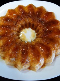 Una foto de Flan de coco