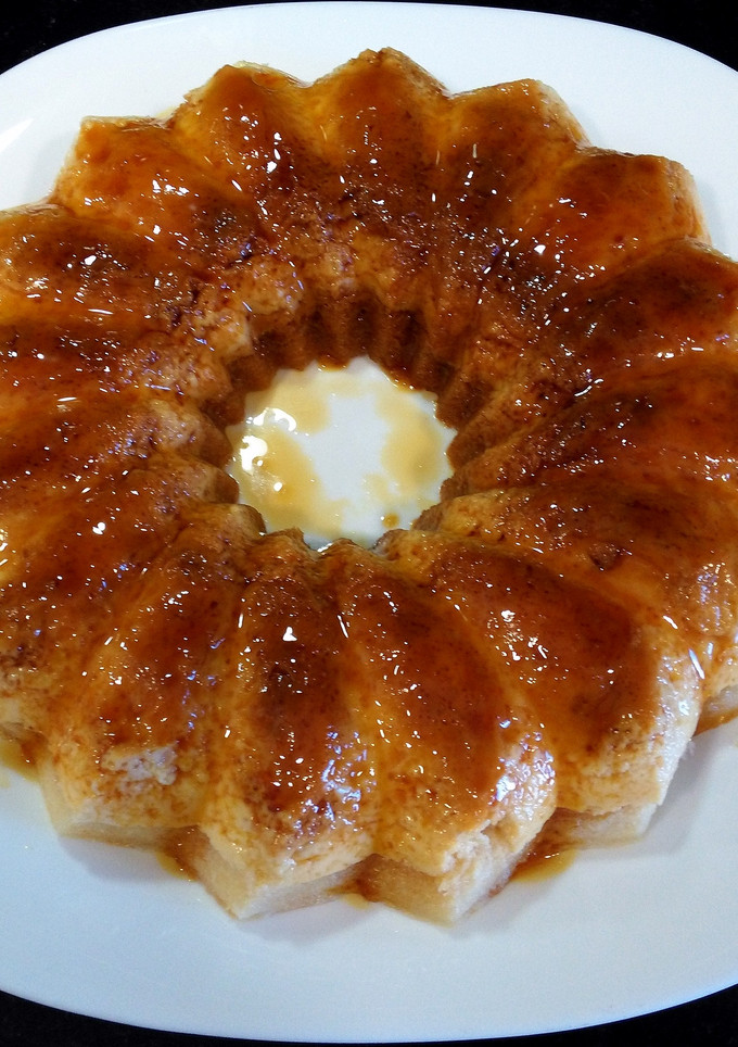 Una foto de Flan de coco
