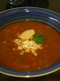A picture of Tortilla Soup.
