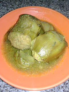 Una foto de Alcachofas rellenas de carne