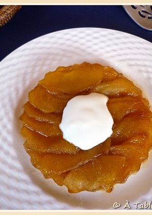 Una foto de Mini tatin de manzana
