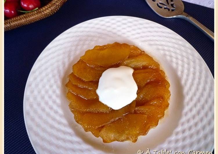 Mini tatin de manzana