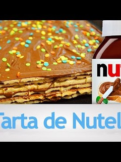 Una foto de Tarta Nutela sin horno