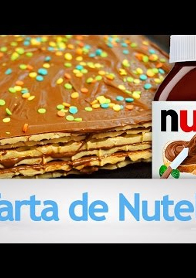 Una foto de Tarta Nutela sin horno