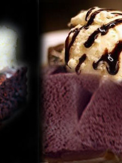 Una foto de Bizcocho de yogur al chocolate