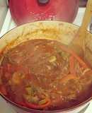 Ropa vieja clásica cubana