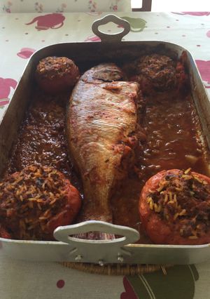 Foto principal de Pescado relleno con carne picada