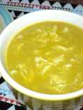 Sopa crema de verduras y pollo