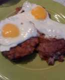 milanesas rellenas a caballo