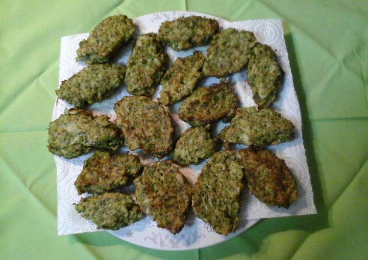 Buñuelos de brocoli y zanahoria
