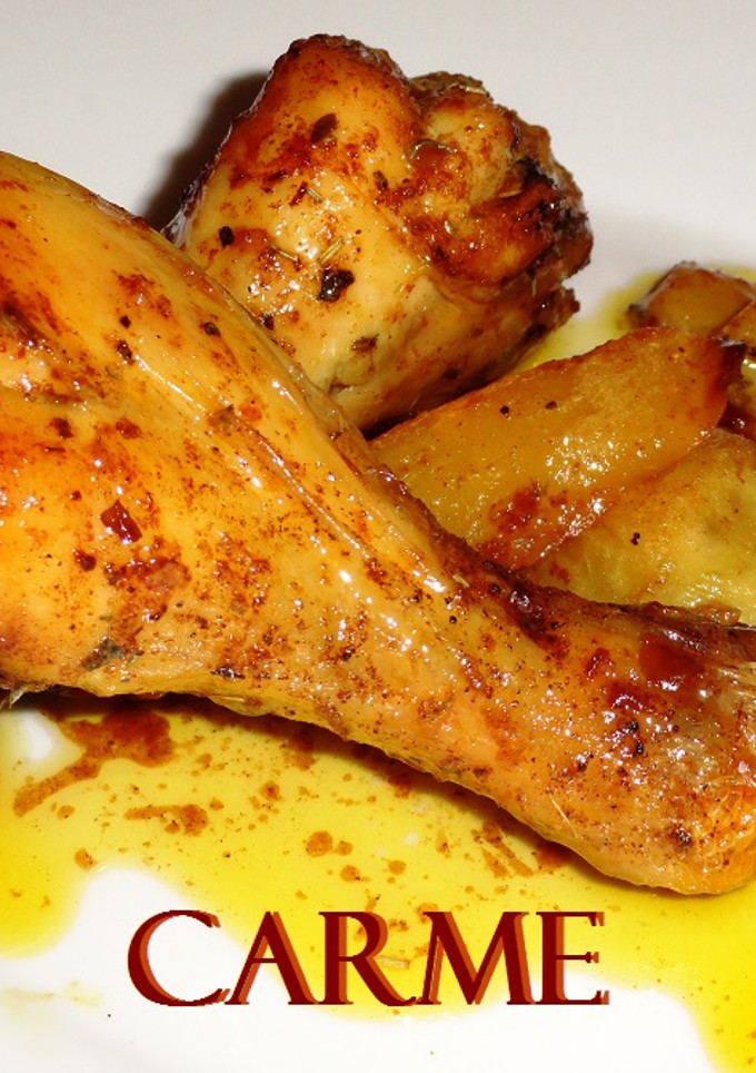 Una foto de Jamoncitos de pollo al pimentón picante