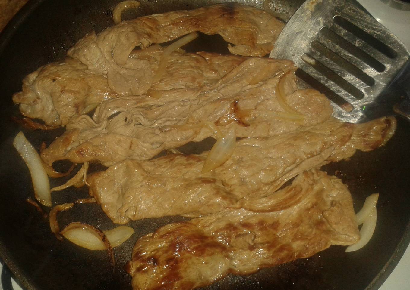 Bisteces de res en jugo de limón