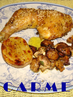 Una foto de Pollo asado a las finas hierbas