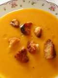 Crema de calabaza y puerro