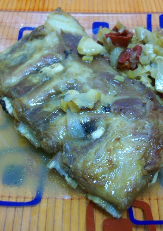 Una foto de Falda de cordero al horno