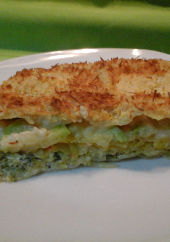 Una foto de Lasaña de verduras