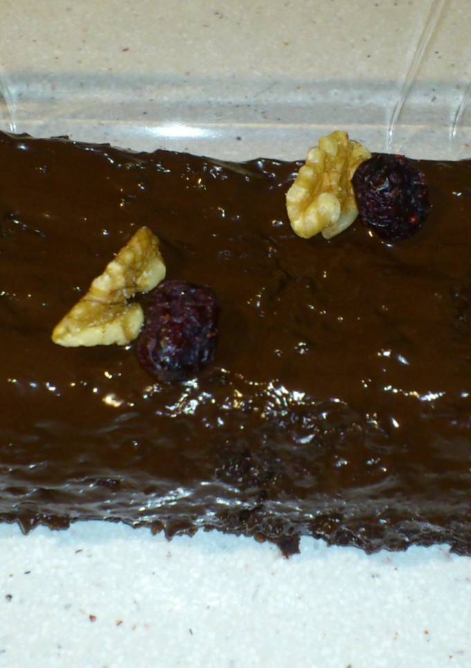 Una foto de Pastel de chocolate con nueces